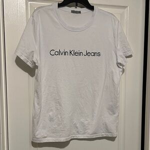 Calvin Klein Jeans White Logo T-Shirt